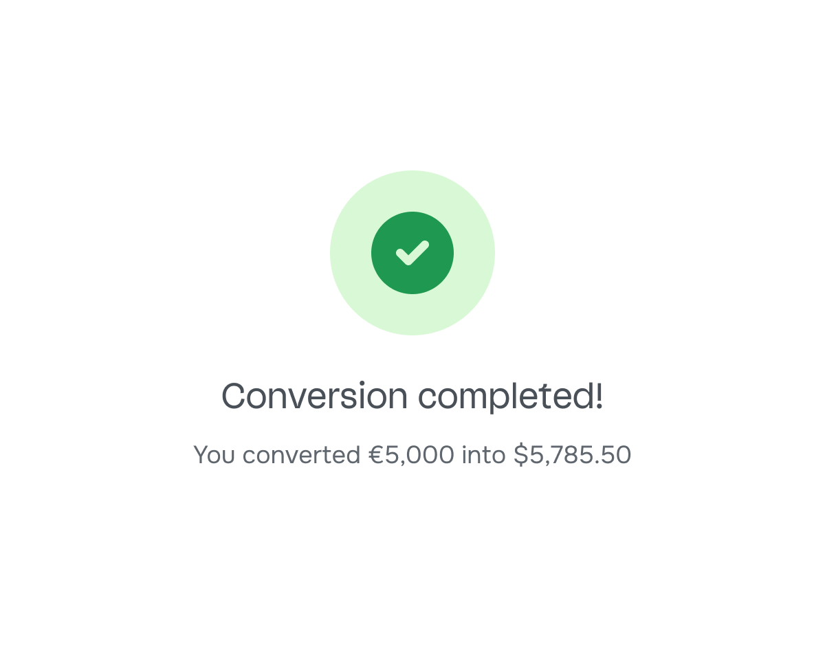 Conversion completed